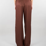 Pantalone Eufemia Cacao wide leg EUFEMIA 604 NENETTE 