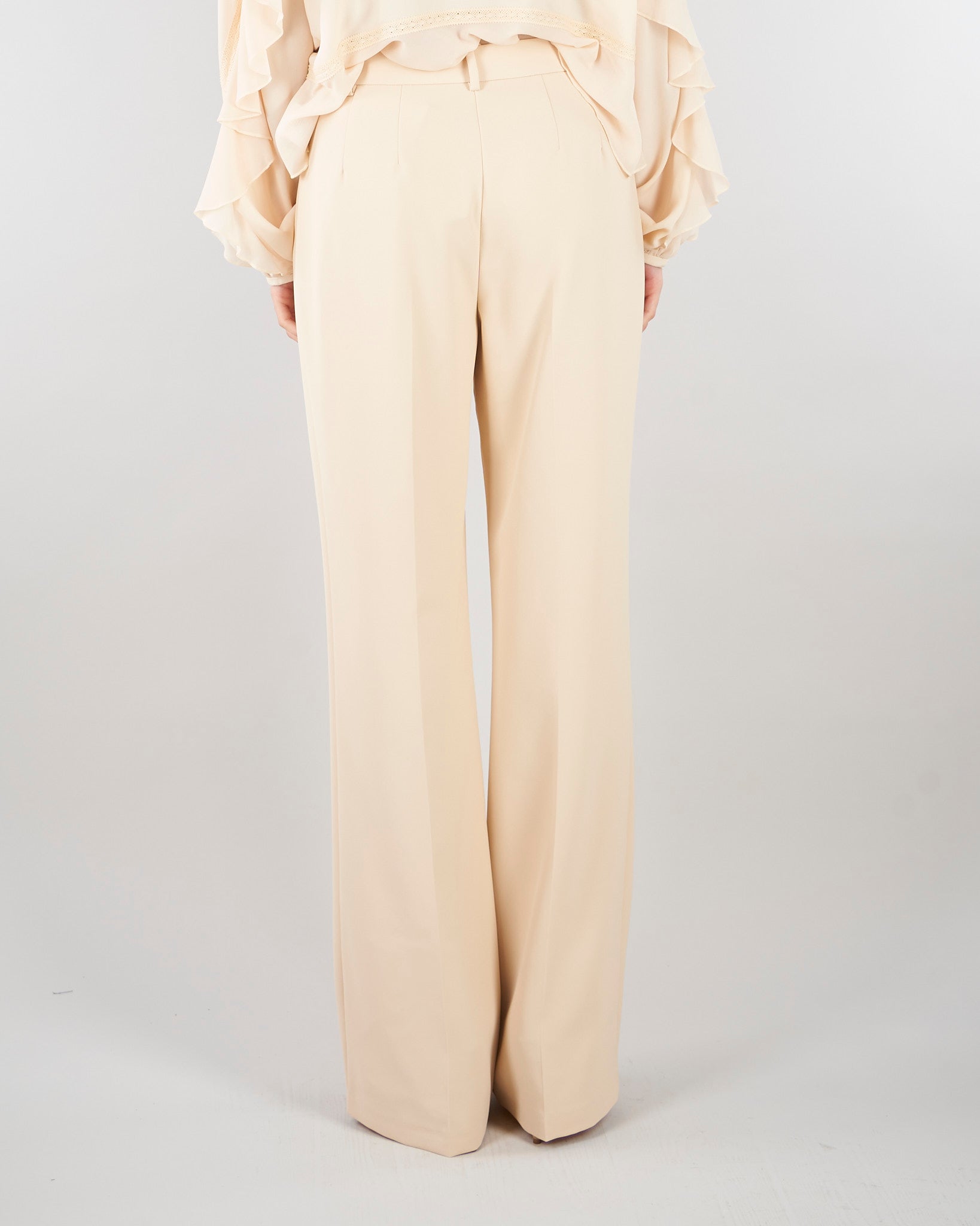 Pantalone Evere Crema wide leg EVER 690 NENETTE 