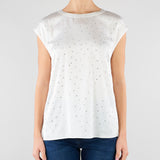 Blusa Fenx Avorio con strass FENX 4 NENETTE 