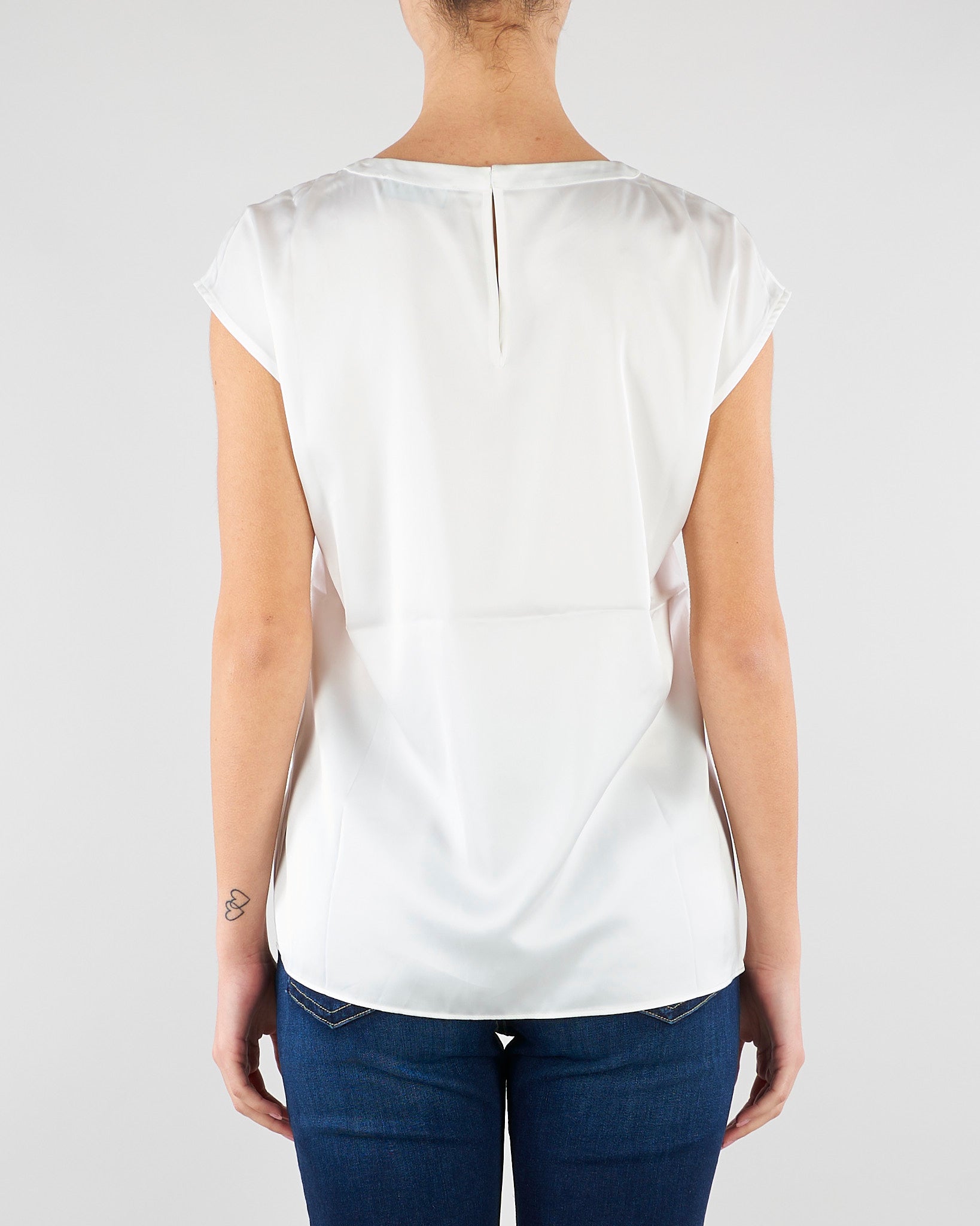 Blusa Fenx Avorio con strass FENX 4 NENETTE 