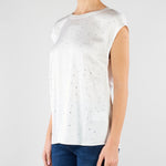 Blusa Fenx Avorio con strass FENX 4 NENETTE 