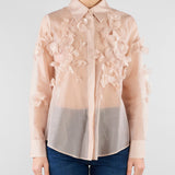 Camicia Frosty Cipria in organza FROSTY 220 NENETTE 