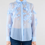 Camicia Frosty Pervinca in organza FROSTY 417 NENETTE 