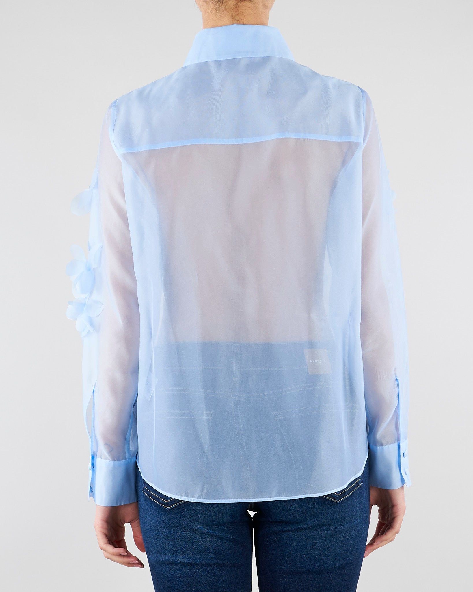 Camicia Frosty Pervinca in organza FROSTY 417 NENETTE 