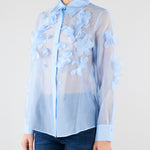 Camicia Frosty Pervinca in organza FROSTY 417 NENETTE 