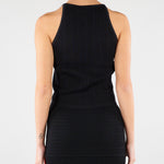 Top Mimosa Nero in maglia MIMOSA 700 NENETTE 