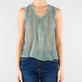Top in maglia Muy Verde salvia MUY 2164 NENETTE 