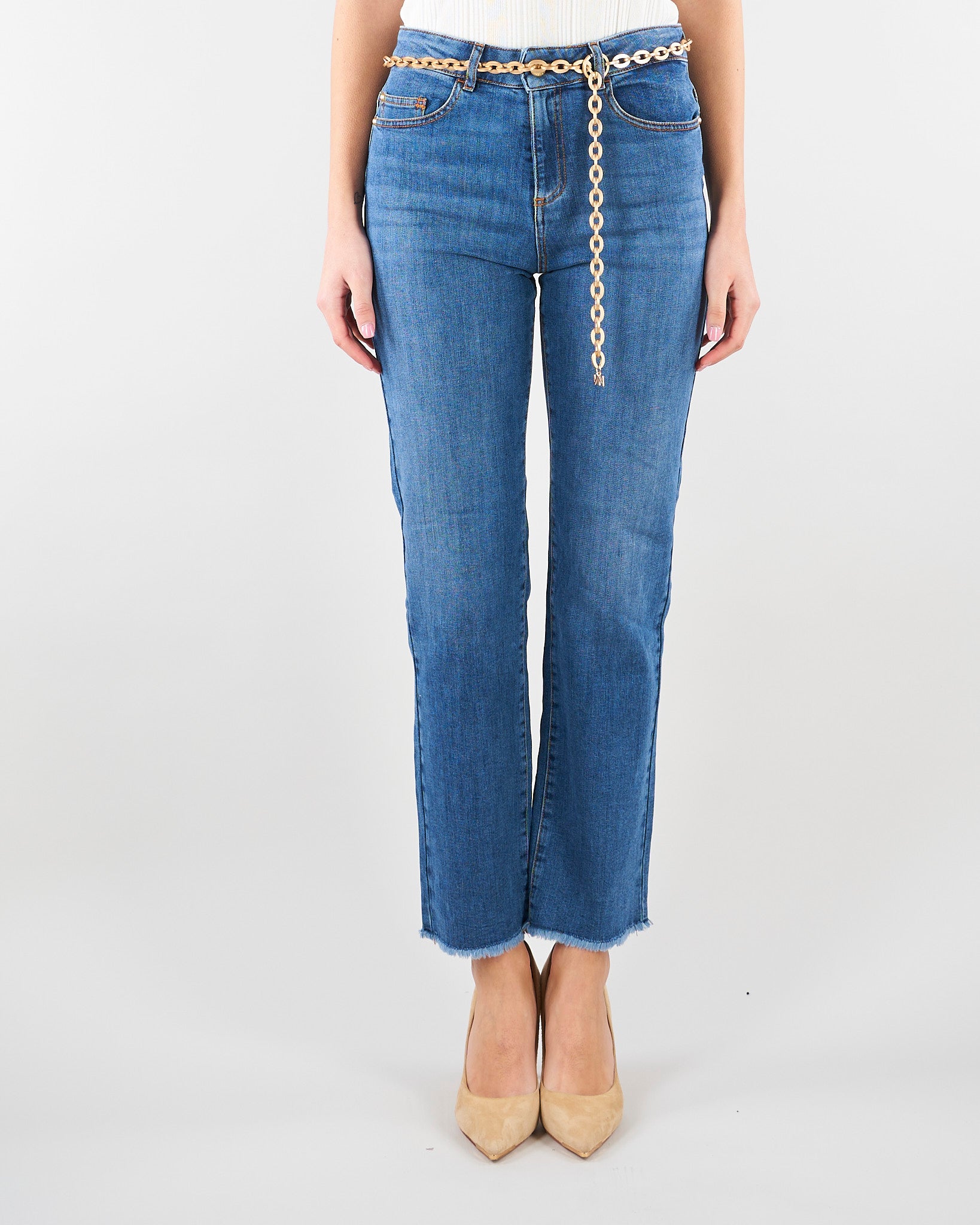 Jeans Saturno con cintura SATURNO 475 NENETTE 