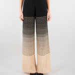 Pantalone Yoda Crema-Nero in maglia YODA 810 NENETTE 