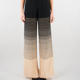Pantalone Yoda Crema-Nero in maglia YODA 810 NENETTE 