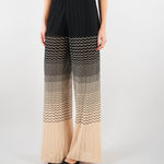Pantalone Yoda Crema-Nero in maglia YODA 810 NENETTE 