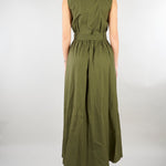 ABito Verde chemisier in cotone NS032 37 NO SECRETS 