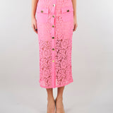 Gonna Rosa in pizzo NS109 50 NO SECRETS 