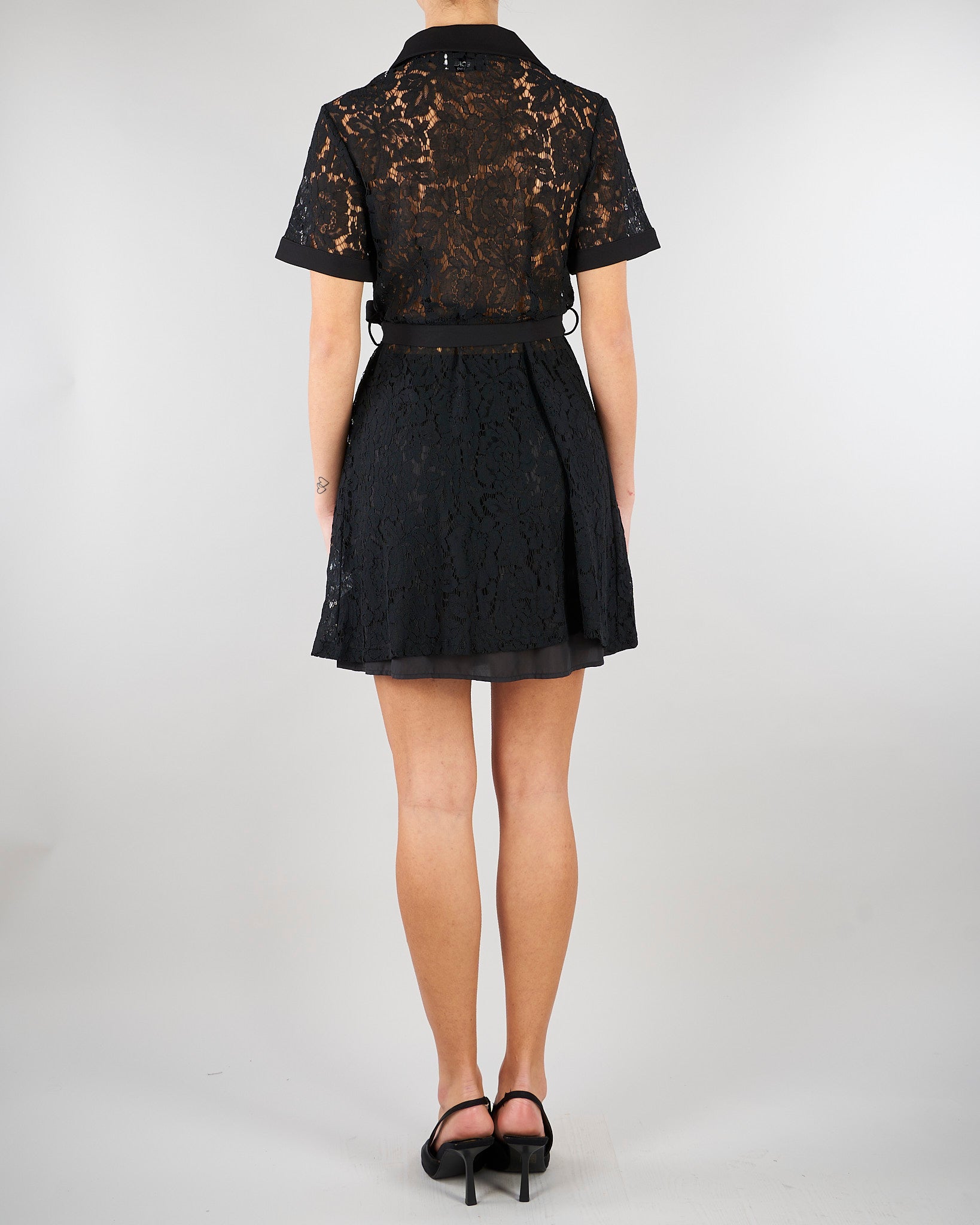 Abito Nero in pizzo NS303 99 NO SECRETS 