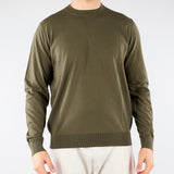 Maglia Verde in puro coton extrafine A001F100 5407 PAOLO PECORA 