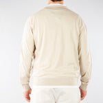 Cardigan Beige in cotone con profili a contrasto A008F100 1420 PAOLO PECORA 