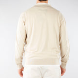 Cardigan Beige in cotone con profili a contrasto A008F100 1420 PAOLO PECORA 