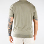 Maglia Verde in pura seta e cotone A010F200 5326 PAOLO PECORA 