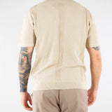Polo jacquard Beige in maglia lavorata A027F300 1420 PAOLO PECORA 