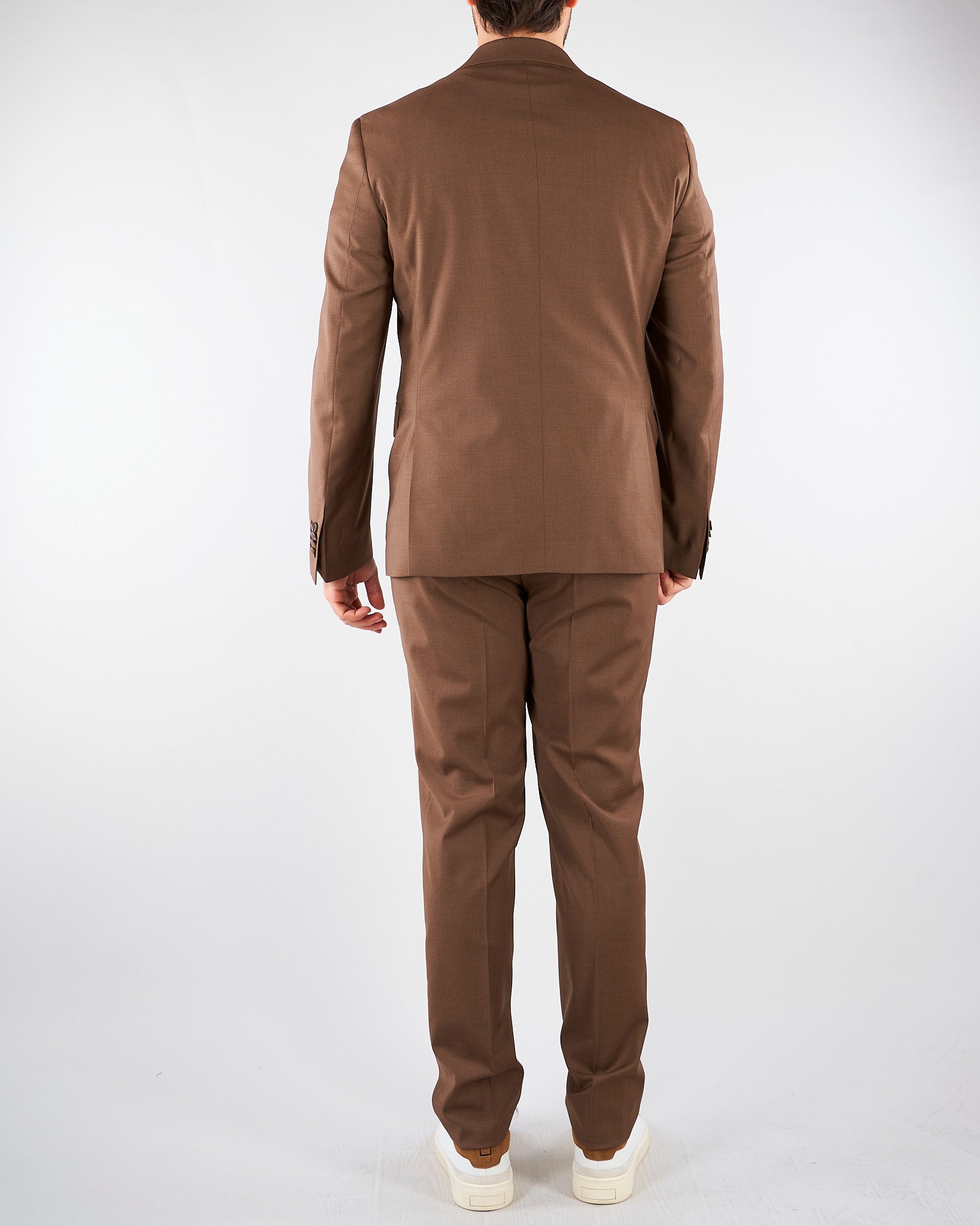 Abito monopetto Tabacco in fresco lana 4011A438260000 28 PAOLONI 