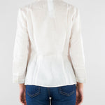 Camicia slim Bianco in puro lino PBBALCALI 1 PENNY BLACK 