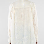 Camicia Bianco in mussola ricamata PBBBAIA 1 PENNY BLACK 