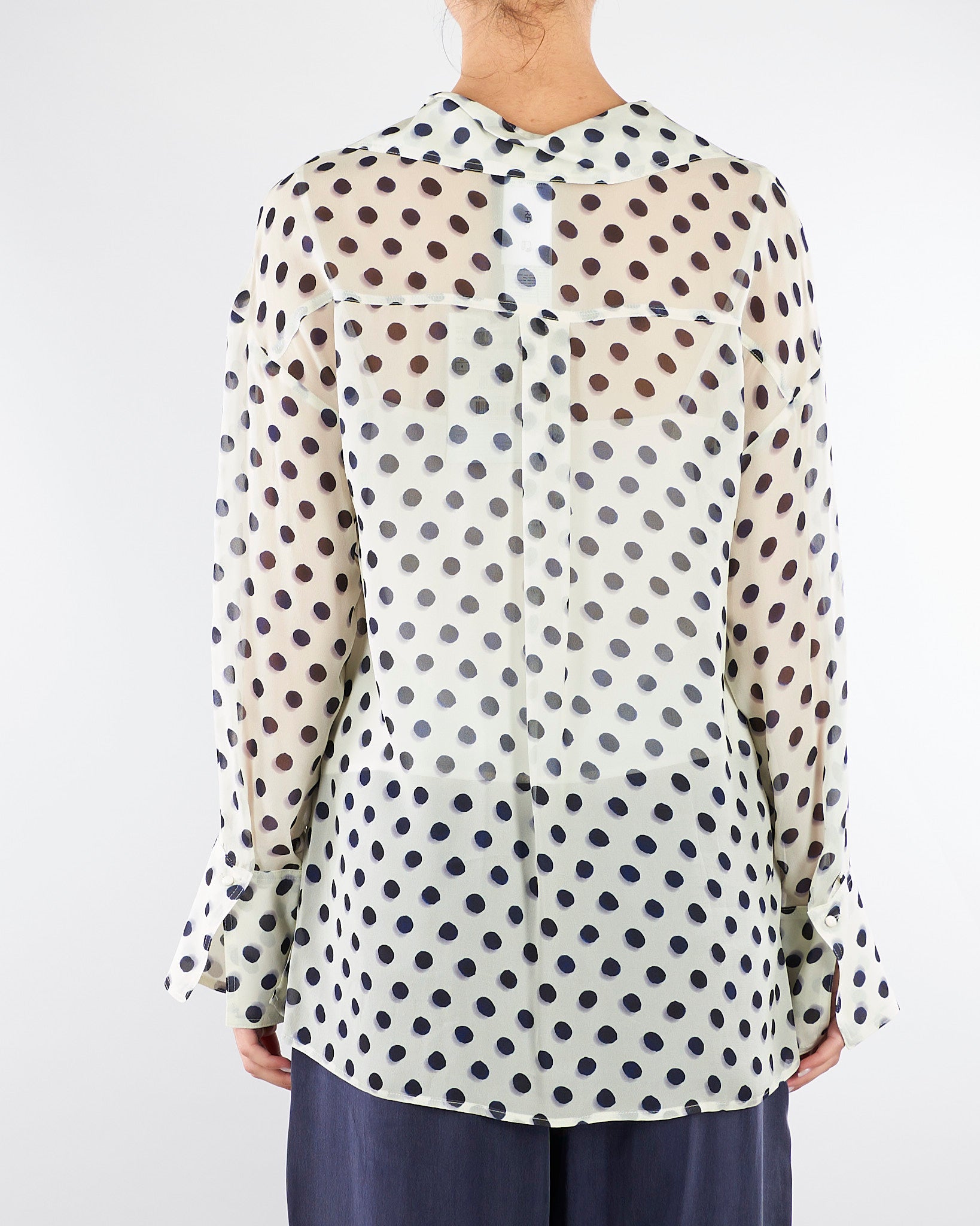 Blusa a pois Panna-Blu PBBEGREGE 1 PENNY BLACK 