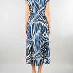 Chemisier Blu-Bianco midi in popeline PBBGIOIRE 12 PENNY BLACK 