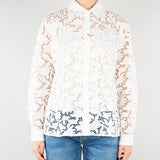 Camicia Bianco in cotone sangallo PBPACACIA 1 PENNY BLACK 