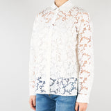 Camicia Bianco in cotone sangallo PBPACACIA 1 PENNY BLACK 