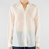 Camicia Crema in voile con strass PBPGIOSTRA 1 PENNY BLACK 