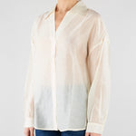 Camicia Crema in voile con strass PBPGIOSTRA 1 PENNY BLACK 