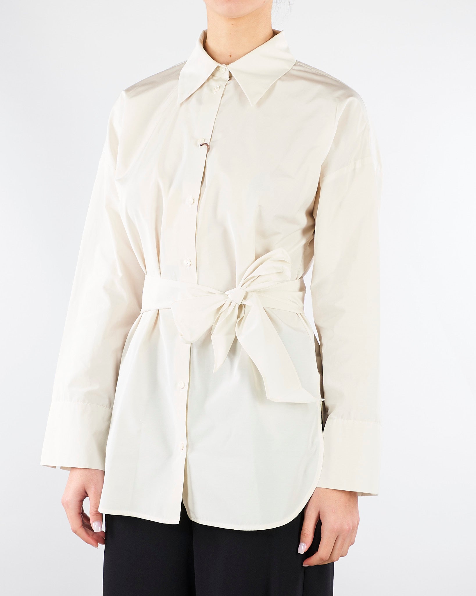 Camicia Panna in taffettà PBPORIGINE 1 PENNY BLACK 