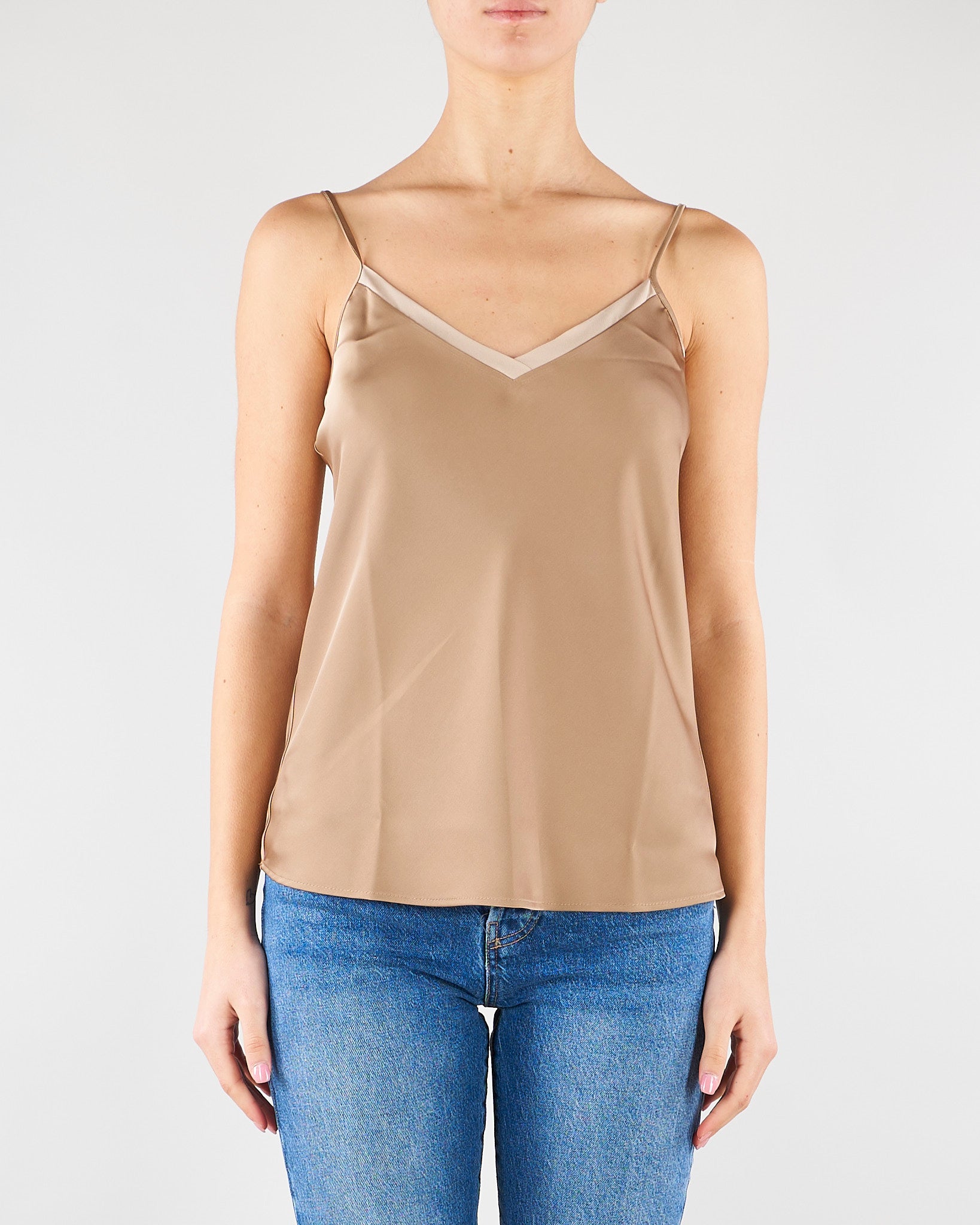 Top Terra in doppio raso PBPSTILLA 6 PENNY BLACK 
