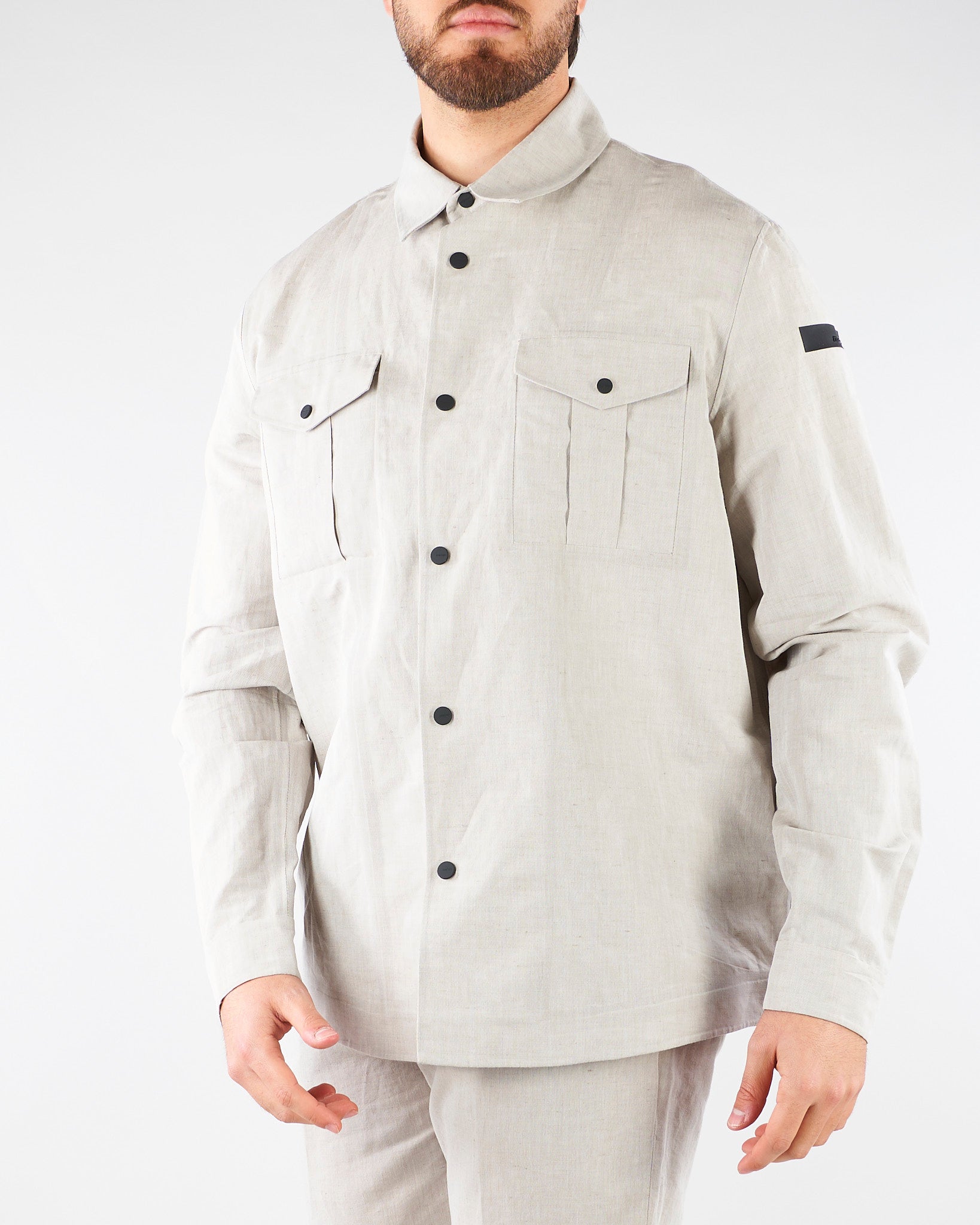 Giubbotto Sabbia Lynco Overshirt Jkt 26031 86 RRD 