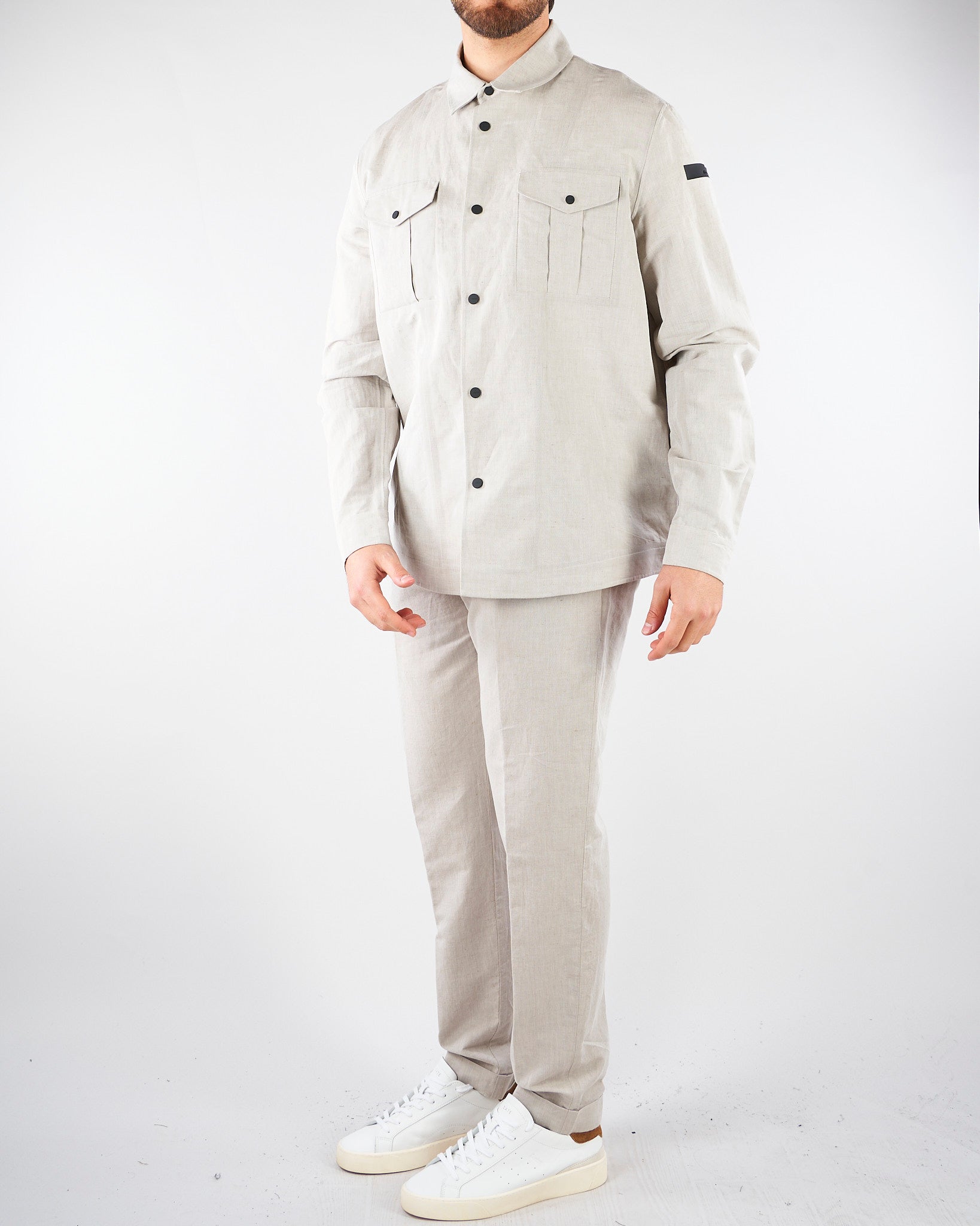 Giubbotto Sabbia Lynco Overshirt Jkt 26031 86 RRD 