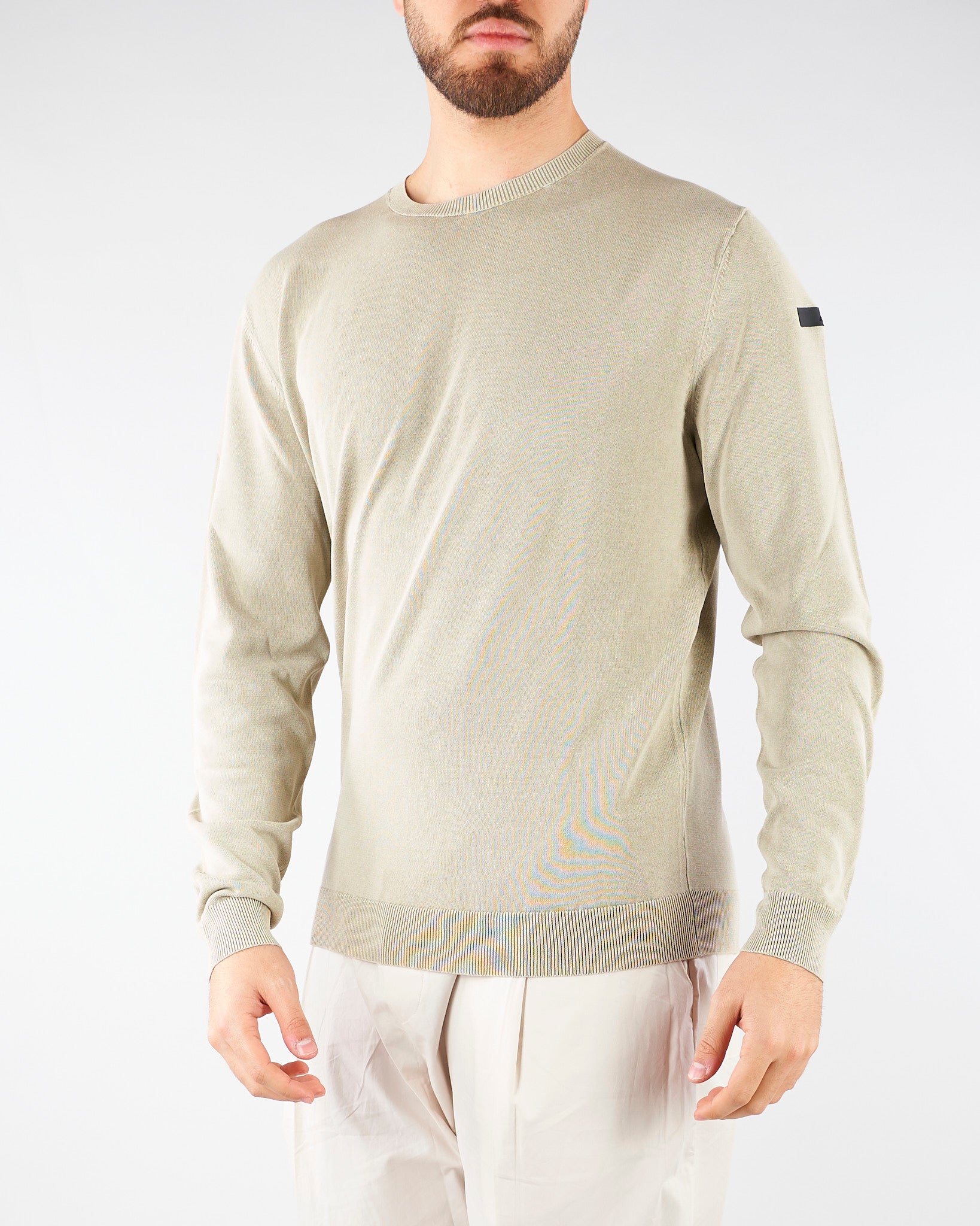Maglia Sabbia Techno Wash Round 16 Knit 26103 85 RRD 