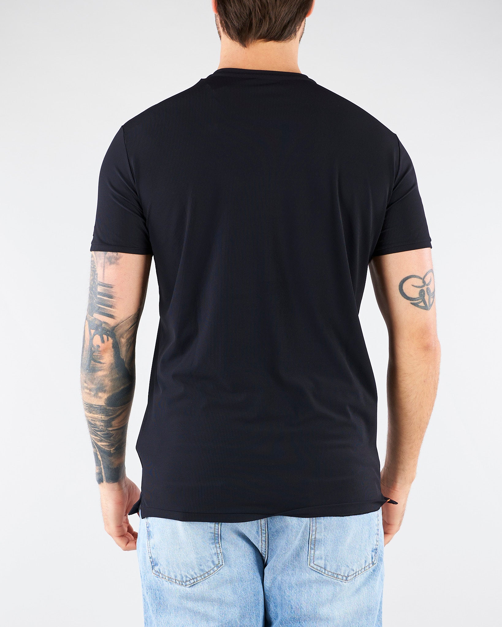 T-shirt Nero Rib Shirty 26220 10 RRD 