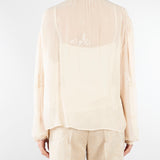 Casacca Crema in georgette ricamata CA151250450268 006 SEVENTY 