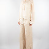 Casacca Crema in georgette ricamata CA151250450268 006 SEVENTY 