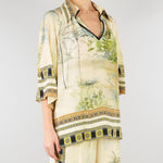 Camcia Multicolor in seta viscosa stampata CA152770470161 071 SEVENTY 