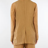 Giacca Tabacco monopetto in voile lyocell GI0962460238 024 SEVENTY 