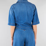 Camicia in Denim crop CAT0101C0400007 V0765 SIMONA CORSELLINI 