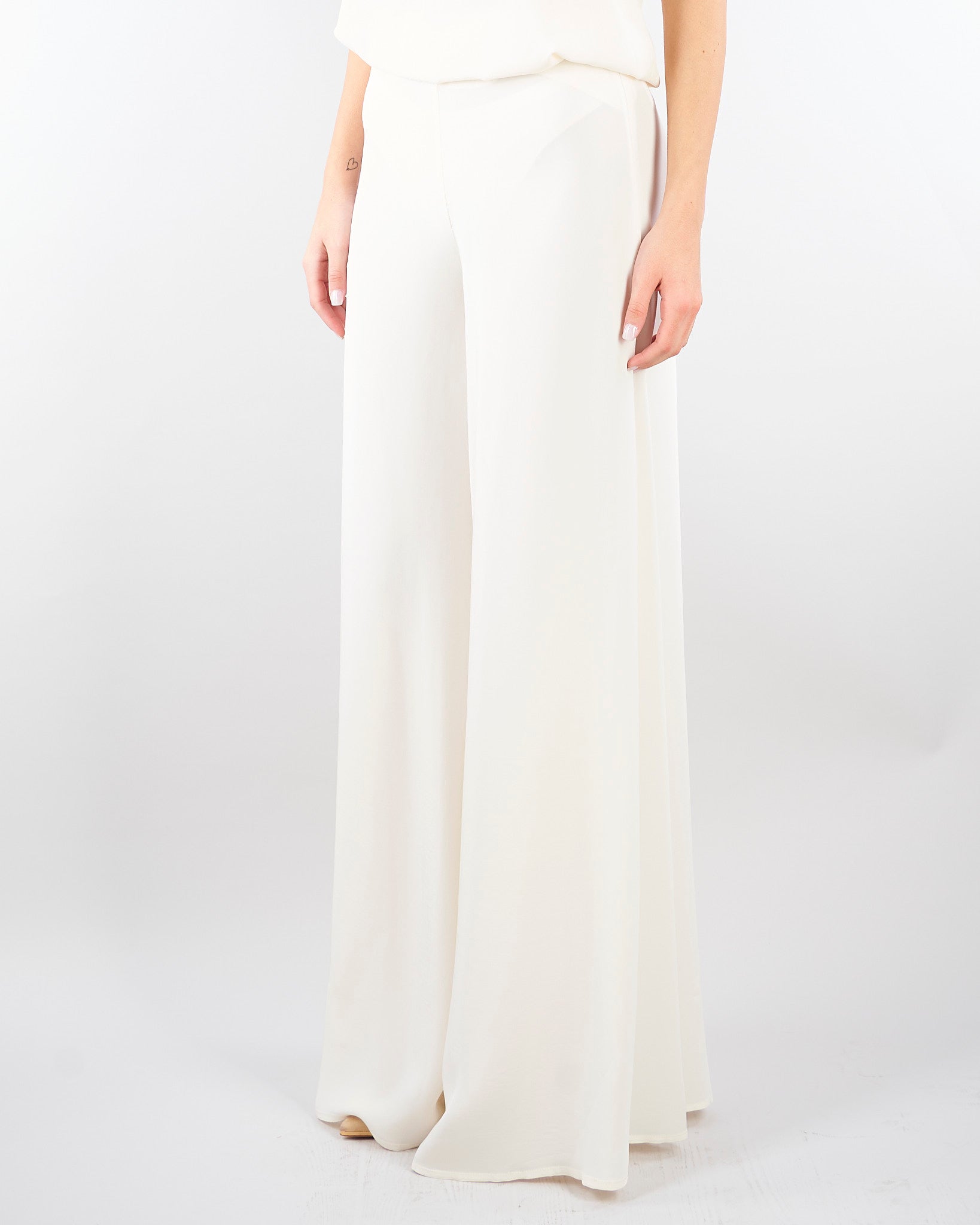 Pantalone Burro in cady wide leg PA02901TVIS0026 V0359 SIMONA CORSELLINI 