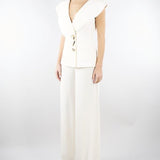 Pantalone Burro in cady wide leg PA02901TVIS0026 V0359 SIMONA CORSELLINI 