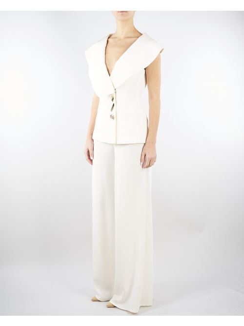 Pantalone Burro in cady wide leg PA02901TVIS0026 V0359 SIMONA CORSELLINI 