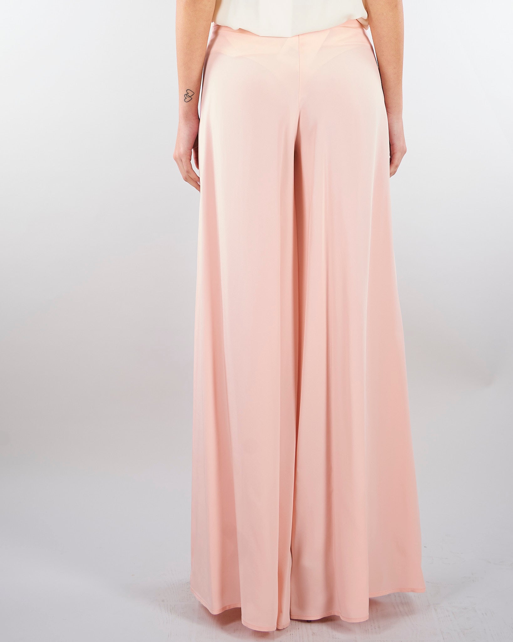 Pantalone Rosa in cady wide leg PA02901TVIS0026 V0697 SIMONA CORSELLINI 