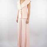 Pantalone Rosa in cady wide leg PA02901TVIS0026 V0697 SIMONA CORSELLINI 