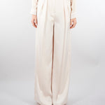 Pantalone Burro in satin con doppia pences PA10301TRAS0040 V0359 SIMONA CORSELLINI 