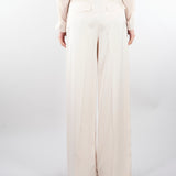 Pantalone Burro in satin con doppia pences PA10301TRAS0040 V0359 SIMONA CORSELLINI 